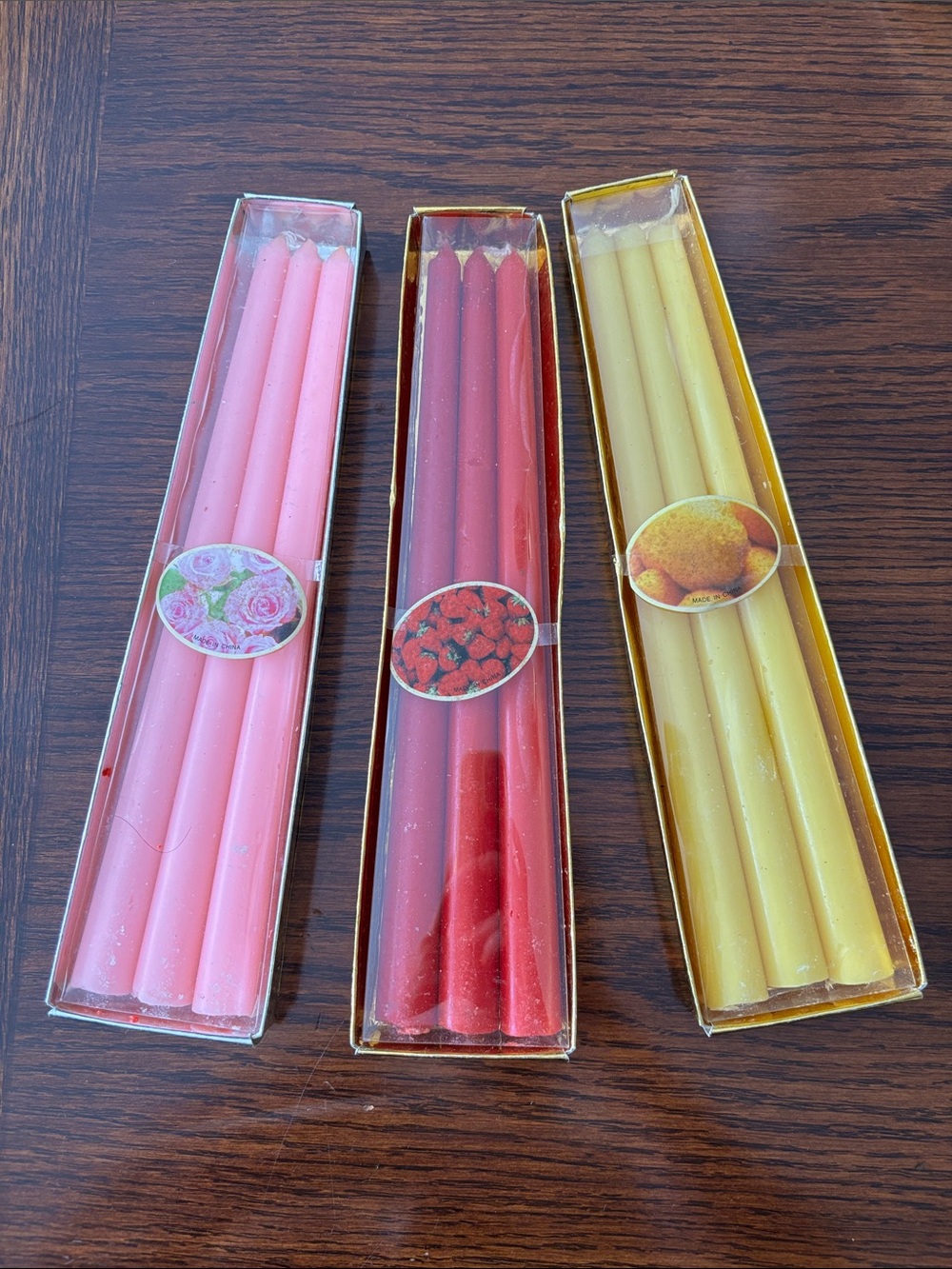 Bundle of NWT 3 sets of vintage scented candles 🕯️